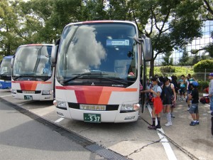 バスで奈良市内へ移動