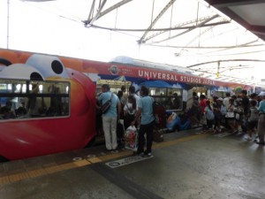 ユニバーサル駅から大阪駅へ移動